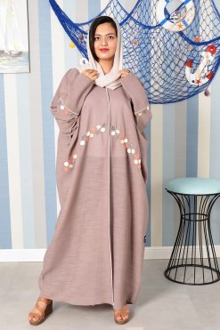3820 5 Beads embellished bahraini bisht