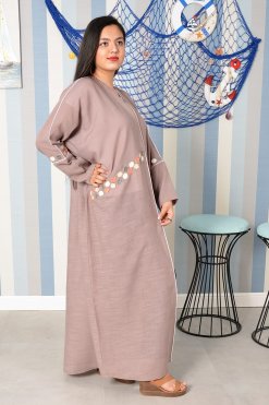 3820 4 Beads embellished bahraini bisht
