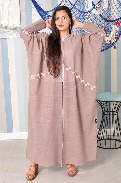 3820 3 Beads embellished bahraini bisht