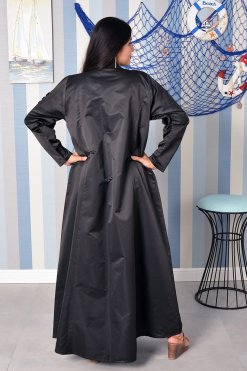 3819 6 Beads embellished bisht abaya