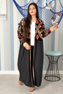 Embroidered abaya 9 3814 4 Embroidered abaya