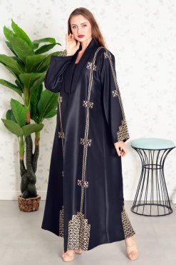 3813 3 Embroidered abaya