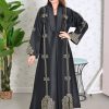 Embroidered abaya