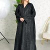 Embroidered abaya