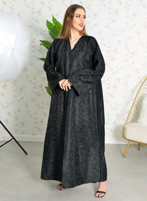 Embroidered abaya