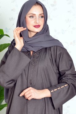 3810 5 Beads embellished abaya