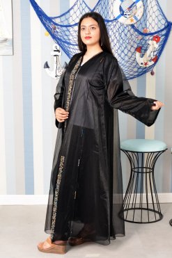 3807 4 Beads embellished abaya