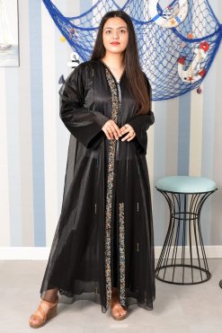 3807 3 Beads embellished abaya
