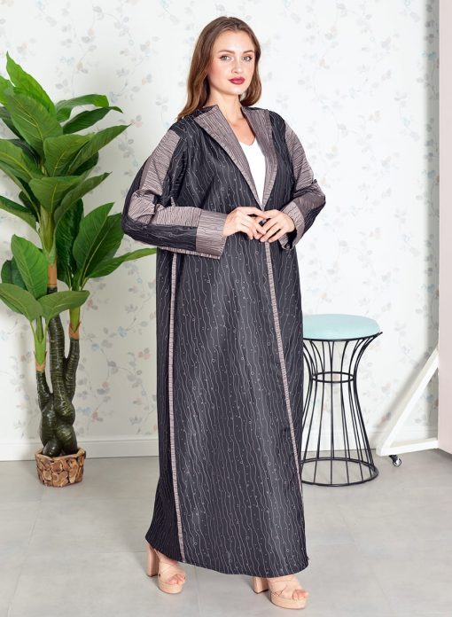 Self printed abaya
