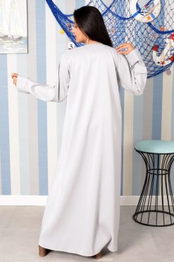3800 7 Beads embellished abaya