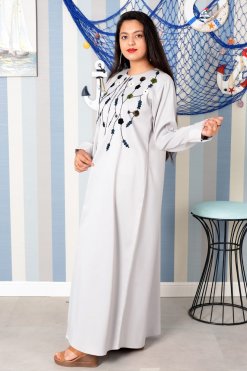 3800 4 Beads embellished abaya
