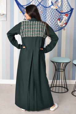 3794 7 Green travel abaya