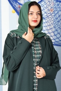 3794 5 Green travel abaya