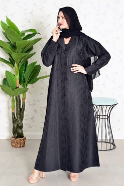 3786 6 Self printed abaya