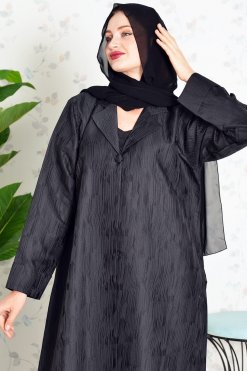 3786 5 Self printed abaya