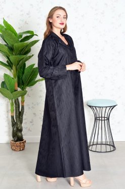 3786 3 Self printed abaya