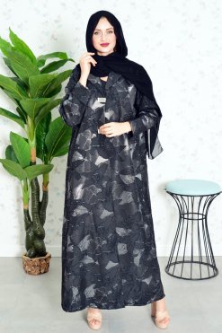 عباية مطبوعة ذاتيًا 10 3782 5 Self printed abaya