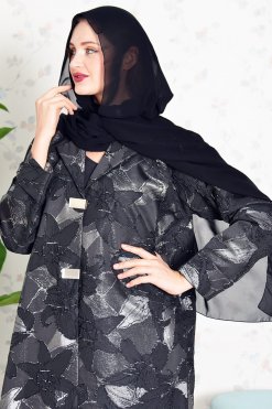 عباية مطبوعة 9 3782 4 Self printed abaya