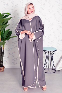 3778 5 Plain bisht abaya