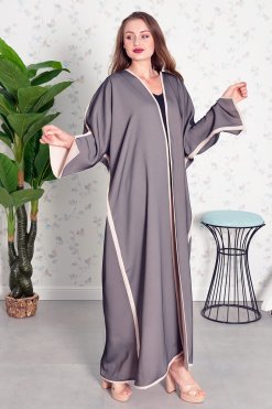 3778 3 Plain bisht abaya