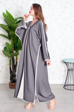 3766 4 Plain bisht abaya