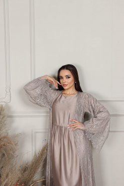 CUS 0723005 5 Lace Charm Abaya