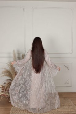 CUS 0723005 11 Lace Charm Abaya