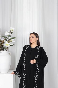 CUS 0723006 4 Luxe Georgette Abaya