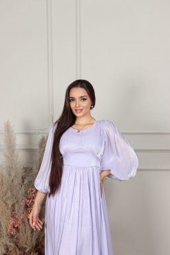CUS 0723016 5 Whimsical Lilac Dress