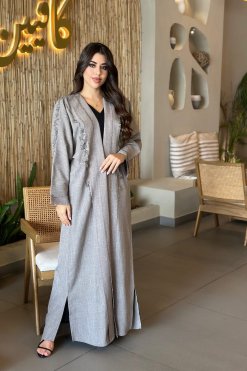 Grey Abaya Serenity 5 SGT264 3 Grey Abaya Serenity