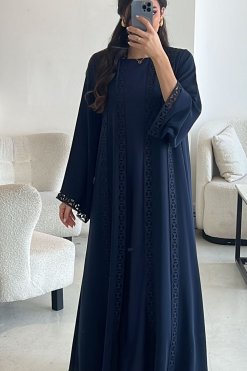 SGT275 2 LACE ABAYA