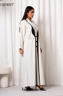 MOi202495 3 2 MOiSTREET Handmade Barbie Crepe Abaya