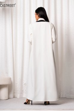 MOi202495 4 2 MOiSTREET Handmade Barbie Crepe Abaya