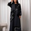 MOi202497 1 2 MOiSTREET Handmade Melange Abaya