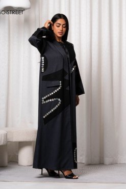MOi202497 3 2 MOiSTREET Handmade Melange Abaya