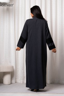 MOi202497 4 2 MOiSTREET Handmade Melange Abaya