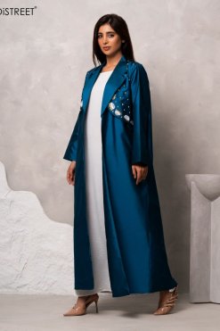 MOiSTREET Handmade Victoria Satin Abaya
