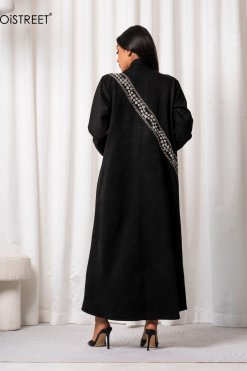 MOi2024916 4 1 MOiSTREET Handmade Suede Chamois Abaya