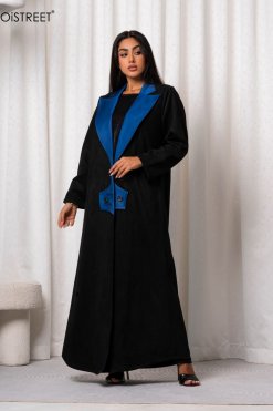 MOi2024919 4 2 MOiSTREET Handmade Suede Chamois Abaya