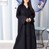 Modern Look Beads Embellished Black Abaya