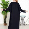 Bsi3830 Embroidered Beads Embellished Bisht Abaya
