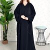 Classic Style Beads Embellished Embroidered Abaya