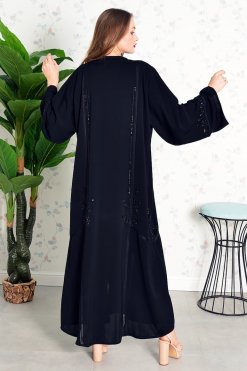 Bsi3823 4 Classic Style Beads Embellished Embroidered Abaya