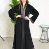 An Elegant Look buttons and Lace Embellished Abaya