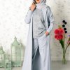 3870 1 Stylish travel wear 4 piece set including trouser, tweed shirt