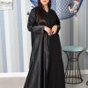3875 1 Hand embroidered with beads embellished abaya