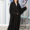 3885 1 Front Open Beads Embellished Bahraini Abaya