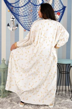 Self Embroidered Bahraini Style Abaya 7 3896 4 Self Embroidered Bahraini Style Abaya