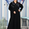 A stunning look applique work embroidered black abaya 8 3897 1 A stunning look applique work embroidered black abaya