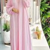 3920 1 1 Self Embossed Bisht Abaya with Inner